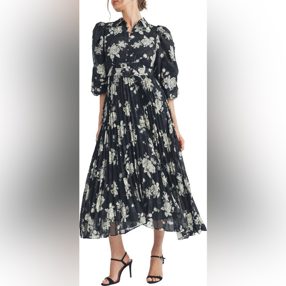 Floral Print Pleated Midi Dress
Mila Mae